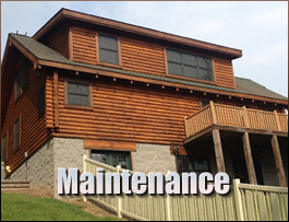  Altavista, Virginia Log Home Maintenance